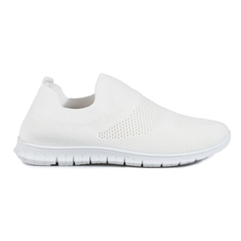 Chaussures de sport en tissu ajouré blanc Shelovet