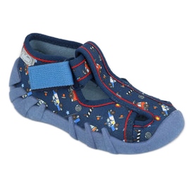 Chaussures enfant Befado 190P103 bleu marine multicolore