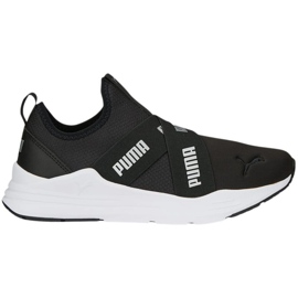 Puma Wired Run Slipon Chaussures Femme 389281 02 noir