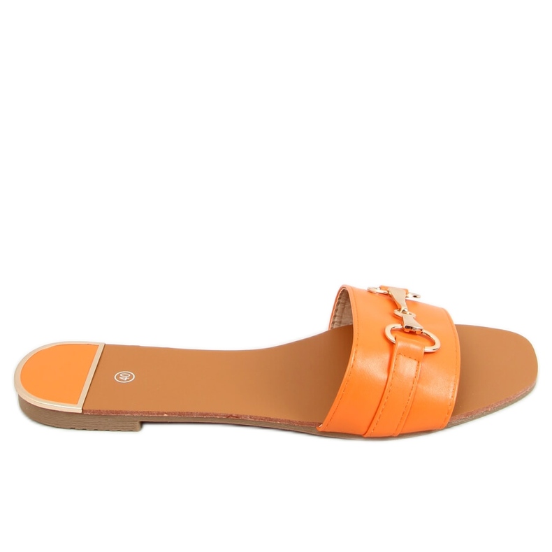 Pantoufles femme Gallery Orange
