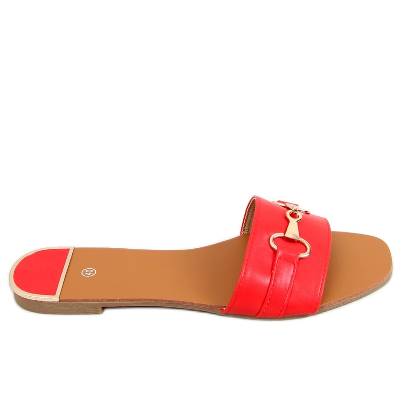 Pantoufles rouges pour femmes Gallery