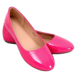 Ballerines laquées Fuchsia Cargil rose