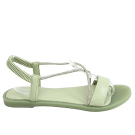 BM Sandales à strass Bryce Green vert