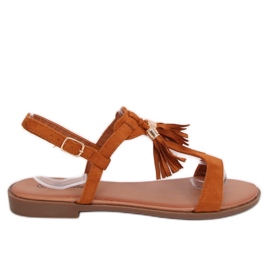 BM Sandales femme Bayles Camel brun