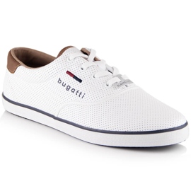 Chaussures de sport baskets homme blanches Bugatti LL153144 Chaussures de sport baskets homme blanches Bugatti LL153144