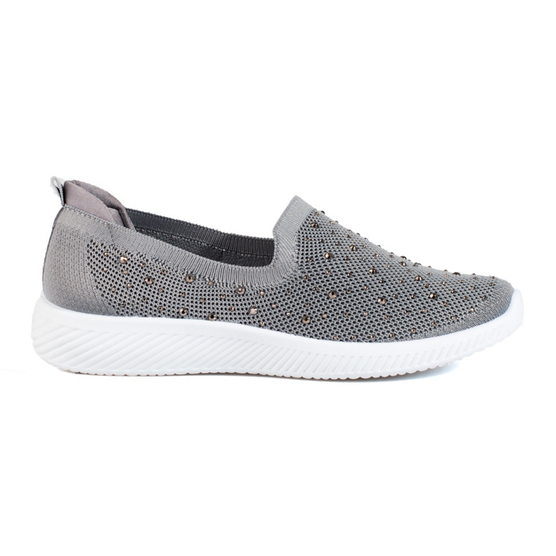 Slip-on en tissu gris avec clous T.Sokolski Slip-on en tissu gris avec clous T.Sokolski