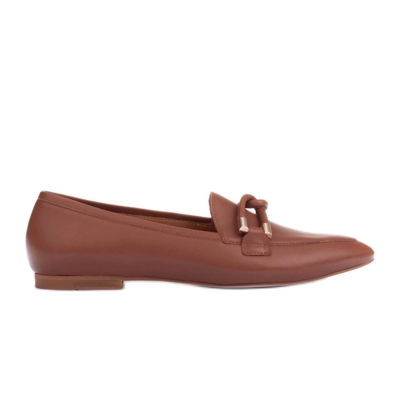 Marco Shoes Mocassins ornementés brun