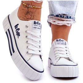 Baskets Femme Sur La Plateforme Lee Cooper LCW-23-31-1802L Blanc