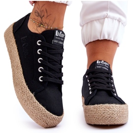 Baskets tressées à la mode Lee Cooper LCW-23-31-1797L Noir