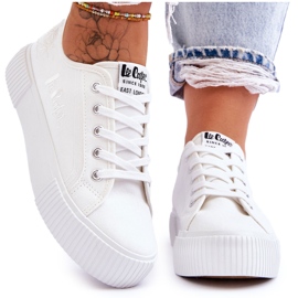 Baskets Plateforme Confortables Lee Cooper LCW-23-31-1806L Blanc