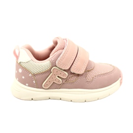 Evento Chaussures de sport à velcro pour filles 23DZ23-5917 rose blanc