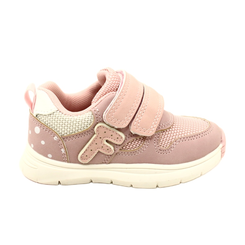 Evento Chaussures de sport à velcro pour filles 23DZ23-5917 rose blanche