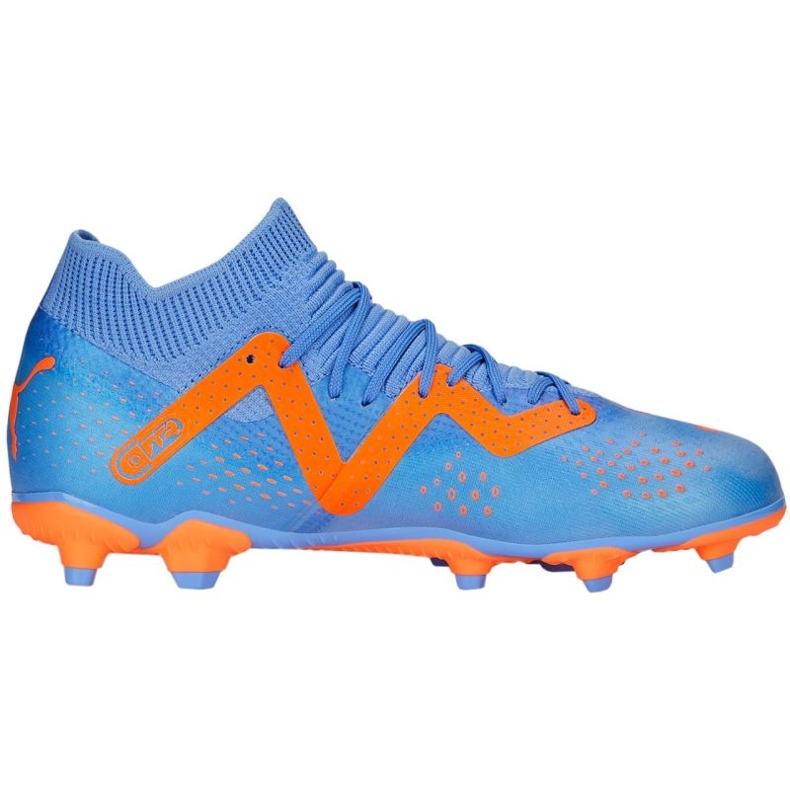 Puma Future Match FG/AG Jr 107195 01 chaussures de football bleu Puma Future Match FG/AG Jr 107195 01 chaussures de football bleu