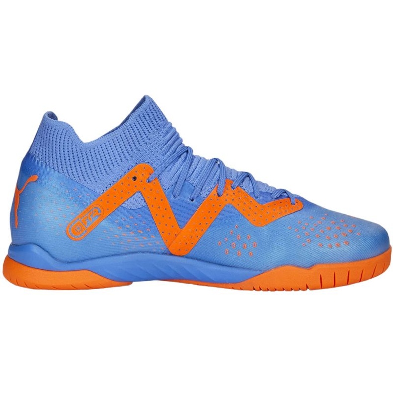 Chaussures de foot Puma Future Match IT+Mid Jr 107198 01 bleu bleu