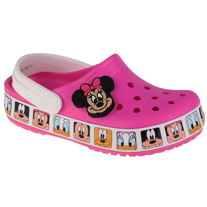 Crocs Fl Minnie Mouse Band Sabot T Jr 207720-6QQ rose Crocs Fl Minnie Mouse Band Sabot T Jr 207720-6QQ rose