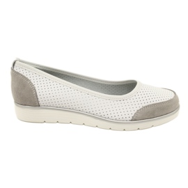 Ballerines femme en cuir ajouré Filippo Dp4524/23 blanc blanche