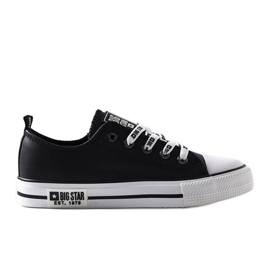 Baskets pour enfants Big Star noires KK374039