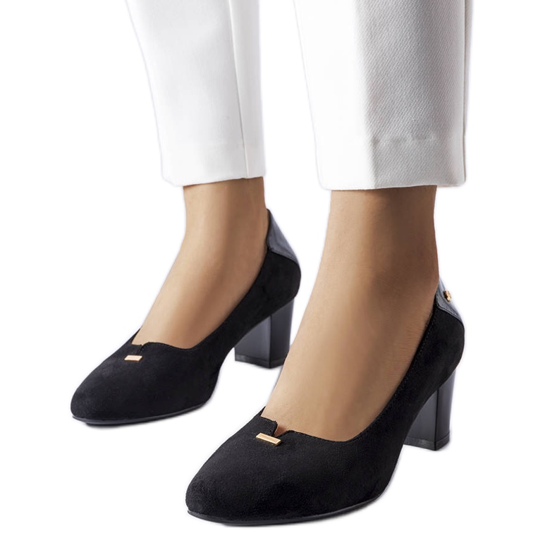 Escarpins élégants noirs de Vinceza le noir Escarpins élégants noirs de Vinceza le noir