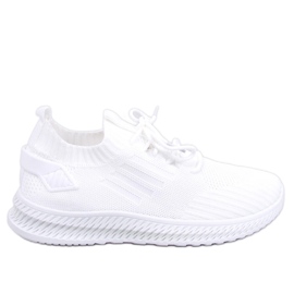 BM Chaussures de sport chaussettes Sigart Blanco blanche