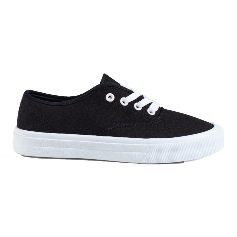 Baskets à lacets classiques pour femmes Shelovet noir le noir Baskets à lacets classiques pour femmes Shelovet noir le noir