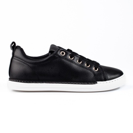 Baskets femme classiques noires Shelovet le noir