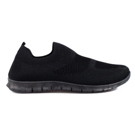 Chaussures de sport en tissu ajouré noir Shelovet