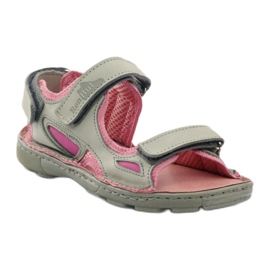 Sandales fille Ren But rose cendré gris