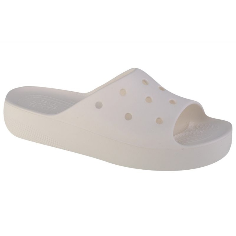 Tongs Crocs Classic Platform Slide 208180-100 blanche
