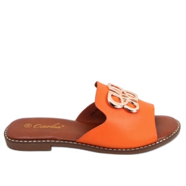 Chaussons femme Ebony Orange