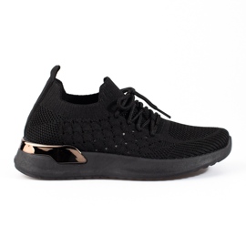 Chaussures de sport ajourées noires Shelovet le noir Chaussures de sport ajourées noires Shelovet le noir