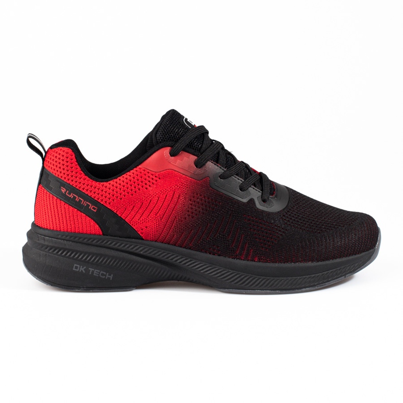 Chaussures de sport pour hommes DK noires et rouges le noir Chaussures de sport pour hommes DK noires et rouges le noir
