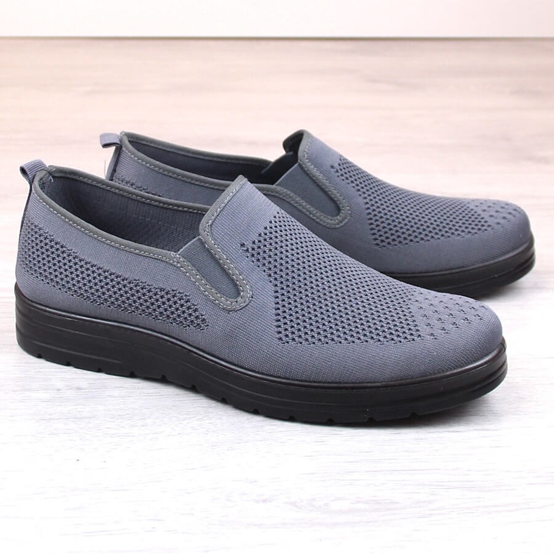 Chaussures à enfiler pour hommes News 1022 grises