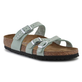 Birkenstock Franca Injected Rivets Chaussons Matcha W 1024267 vert