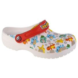 Chaussons Crocs Pokemon Classic Kids Clog Jr 207739-94S blanc