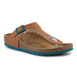 Birkenstock Gizeh Desert Soil Ginger Jr 1024327 tongs brun