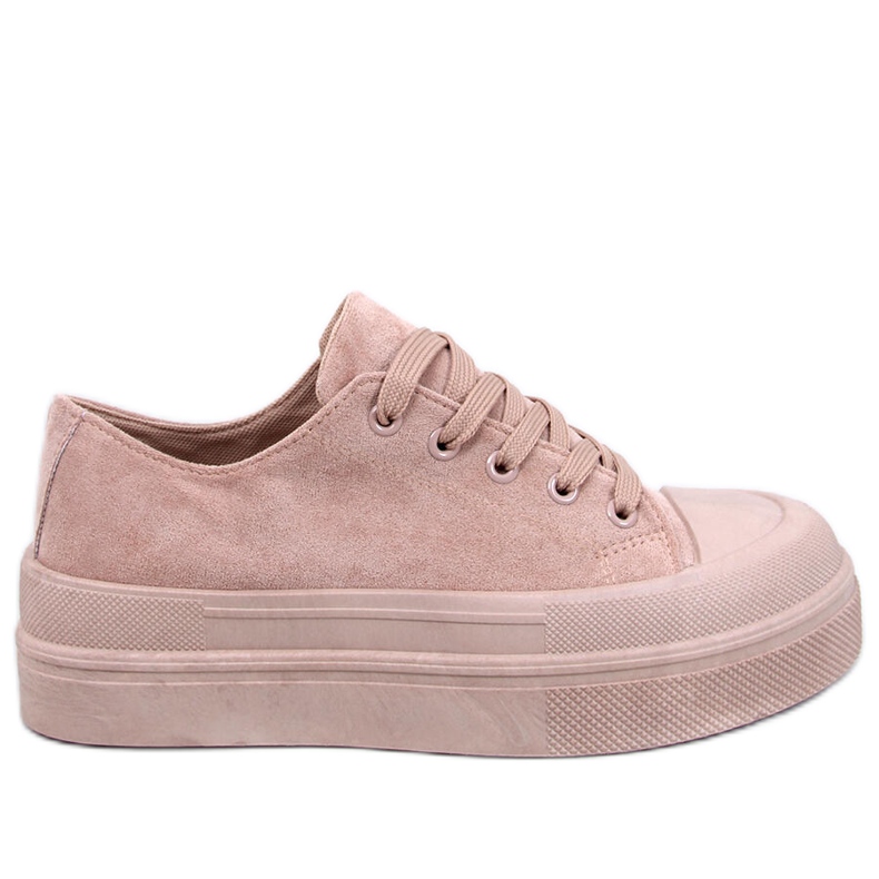 Baskets à plateforme Curtis Kaki beige