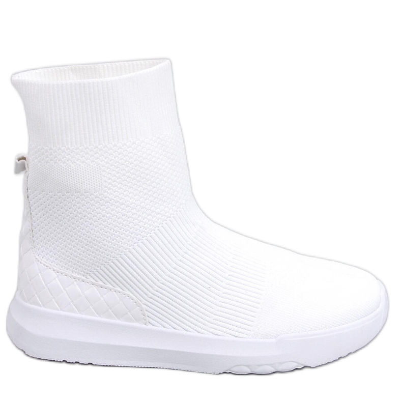 Baskets chaussettes Ervin White blanche