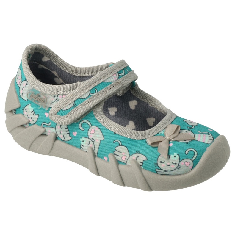 Befado chaussures pour enfants speedy 109P238 gris vert