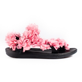 Sandales velcro roses parfumées Shelovet, femmes