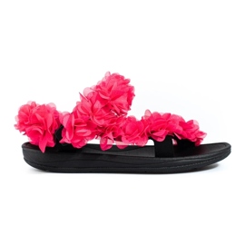 Sandales velcro parfumées femme Shelovet fuchsia rose Sandales velcro parfumées femme Shelovet fuchsia rose