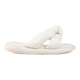 Chaussons femme Shelovet blancs