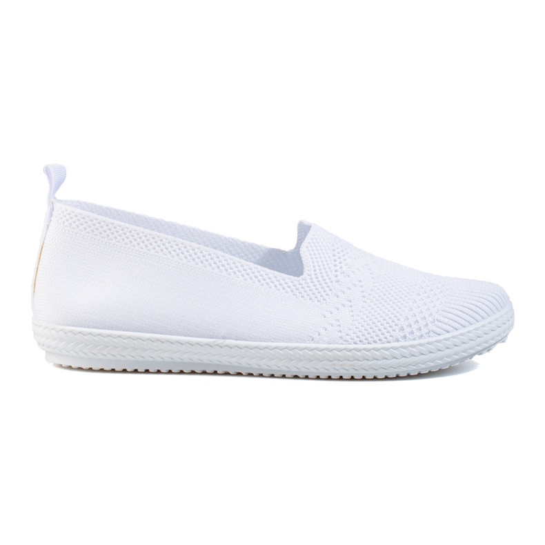 Baskets à enfiler en textile pour femmes Shelovet blanc blanche