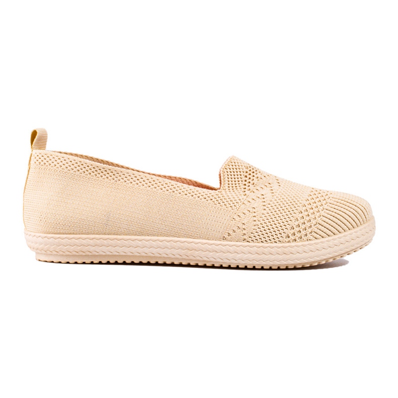 Baskets à enfiler en textile pour femme Shelovet beige