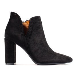 Bottes en daim noir de Shelovet le noir
