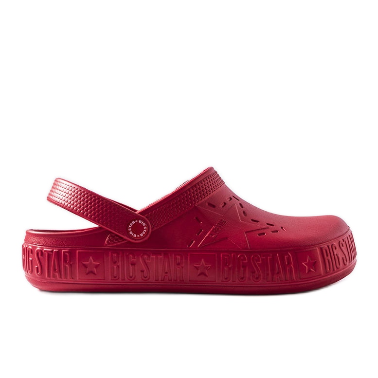 Chaussons Big Star II175004 rouges