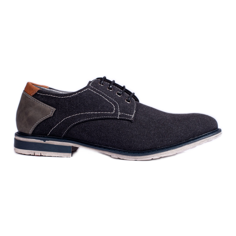 Chaussures textile homme Shelovet bleu marine le noir Chaussures textile homme Shelovet bleu marine le noir