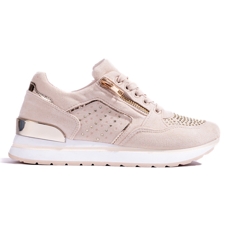 Baskets compensées femme beige Shelovet Baskets compensées femme beige Shelovet