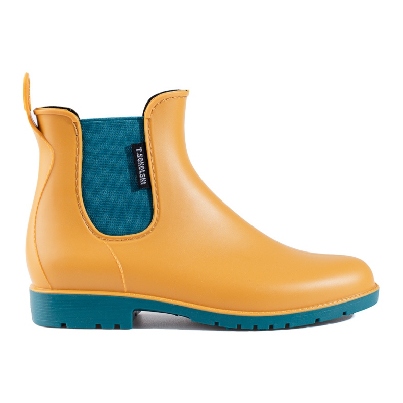 Bottes T.Sokolski, moutarde, femmes jaune