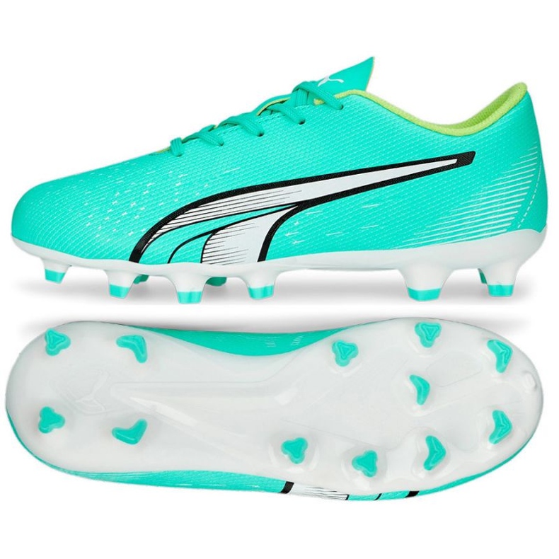 Chaussures de football Puma Ultra Play FG/AG Jr 107233 03 vert vert