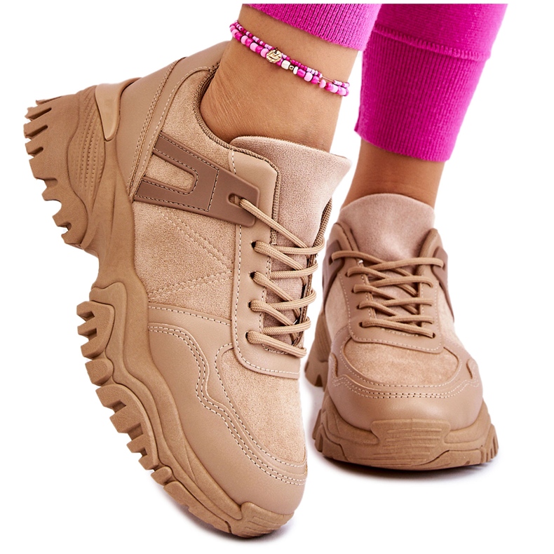 PG1 Chaussures de Sport à la Mode Baskets Beige Frezio